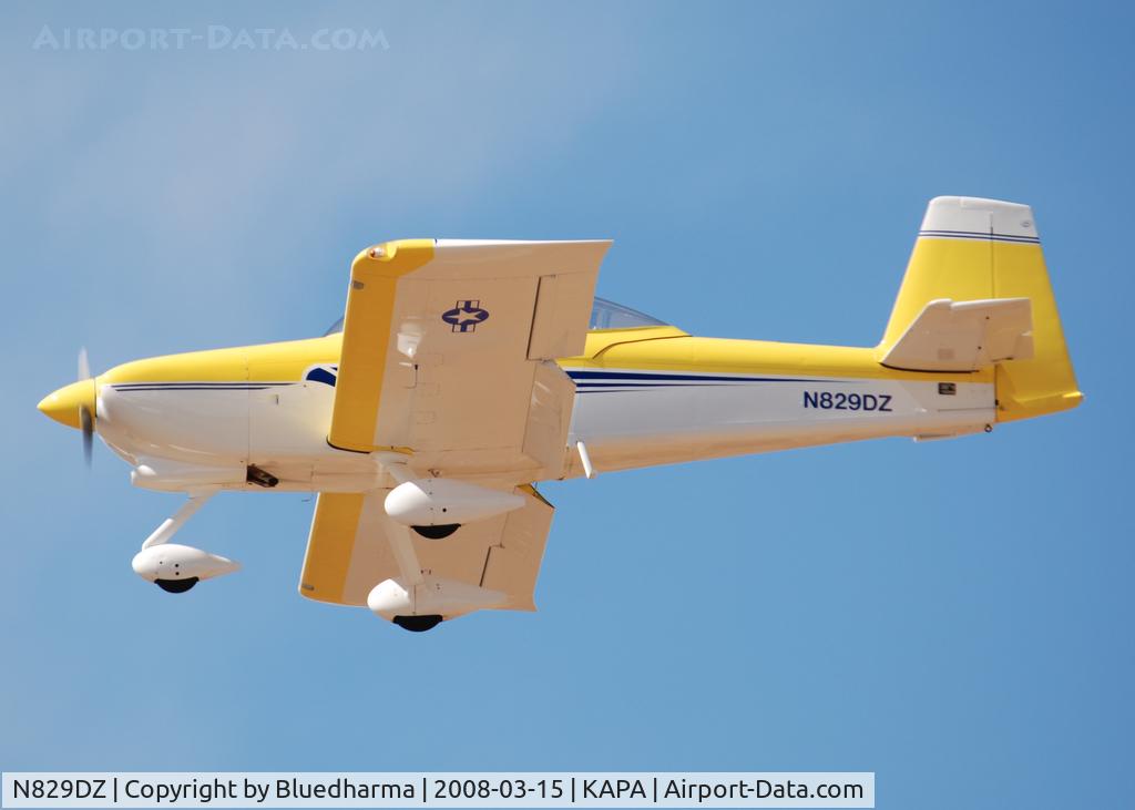 N829DZ, 2006 Vans RV-8A C/N 81714, Approach to 17L.