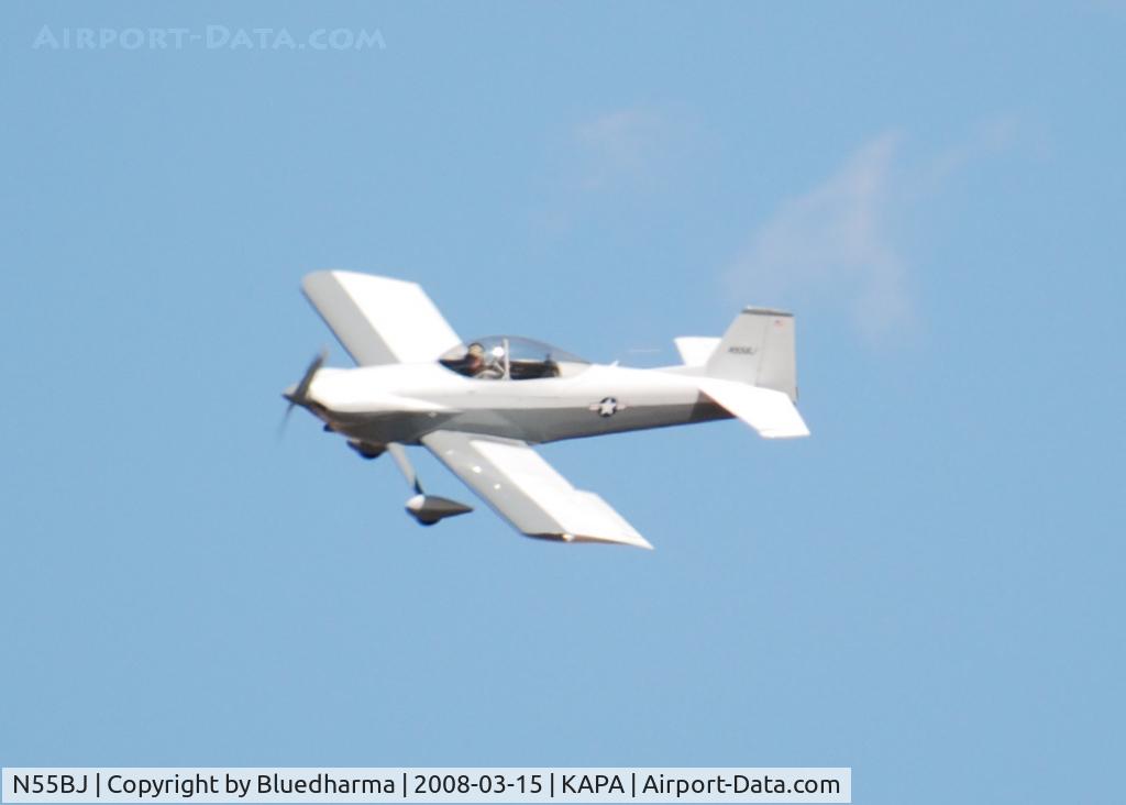 N55BJ, 1985 Vans RV-4 C/N 706, Approach to 17L.