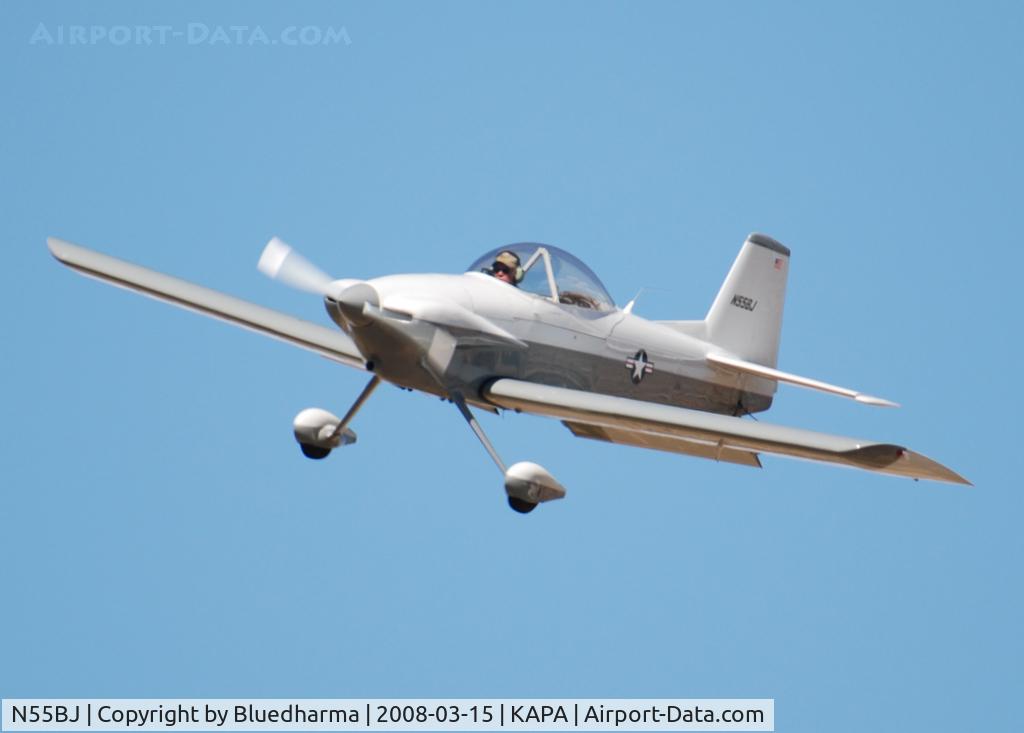 N55BJ, 1985 Vans RV-4 C/N 706, Approach to 17L.