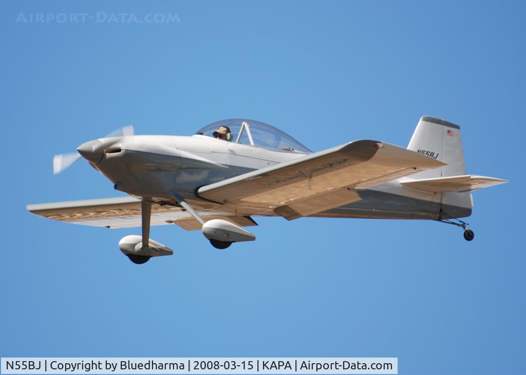 N55BJ, 1985 Vans RV-4 C/N 706, Approach to 17L.