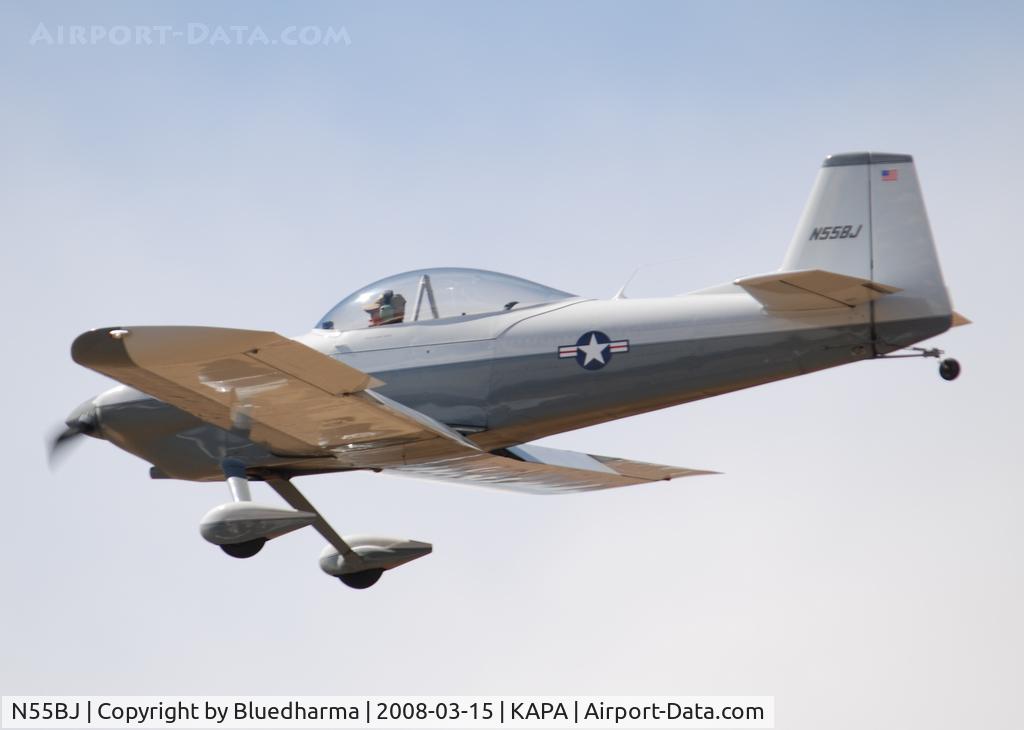 N55BJ, 1985 Vans RV-4 C/N 706, Approach to 17L.