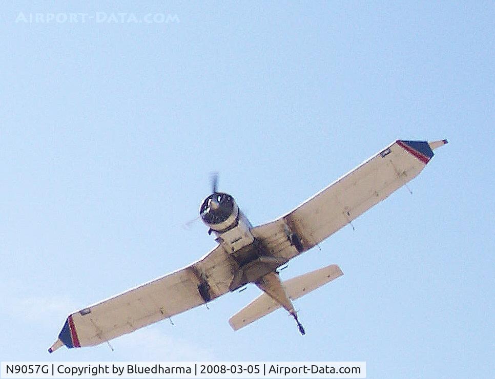 N9057G, 1997 Weatherly 620B C/N 1647, Flyover