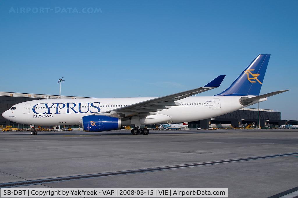 5B-DBT, 2003 Airbus A330-243 C/N 526, Cyprus Airways Airbus 330-200