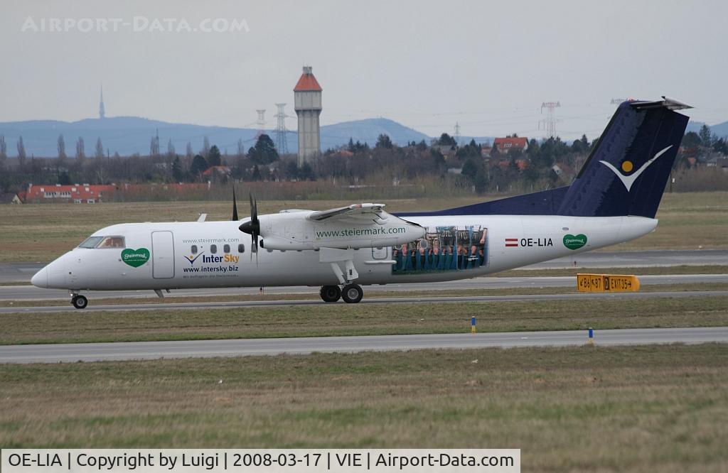 OE-LIA, 1997 De Havilland Canada DHC-8-314 Dash 8 C/N 505, Inter Sky DashQ8-300