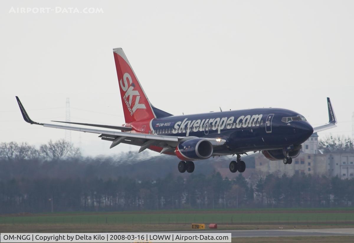 OM-NGG, 2007 Boeing 737-76N C/N 34753, SKY Europe  B737-76N