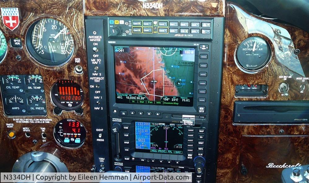 N334DH, 1975 Beech F33A Bonanza C/N CE-625, Panel