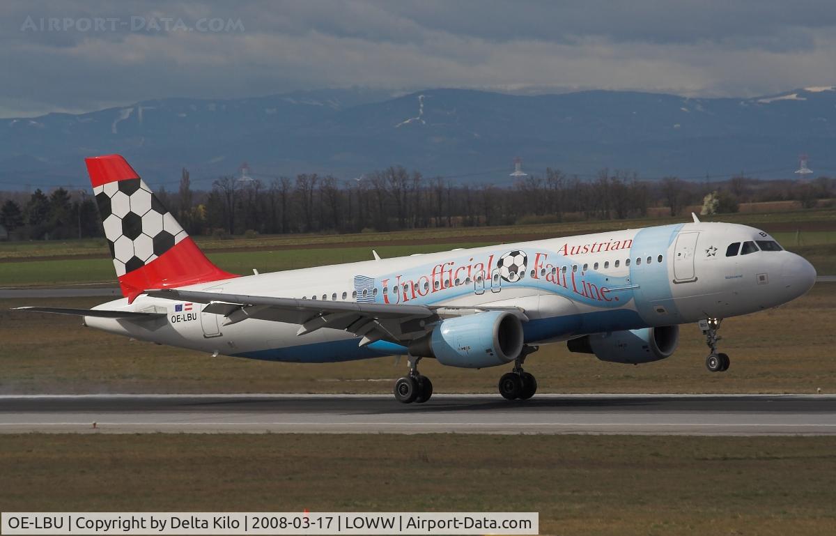 OE-LBU, 2001 Airbus A320-214 C/N 1478, AUSTRIAN