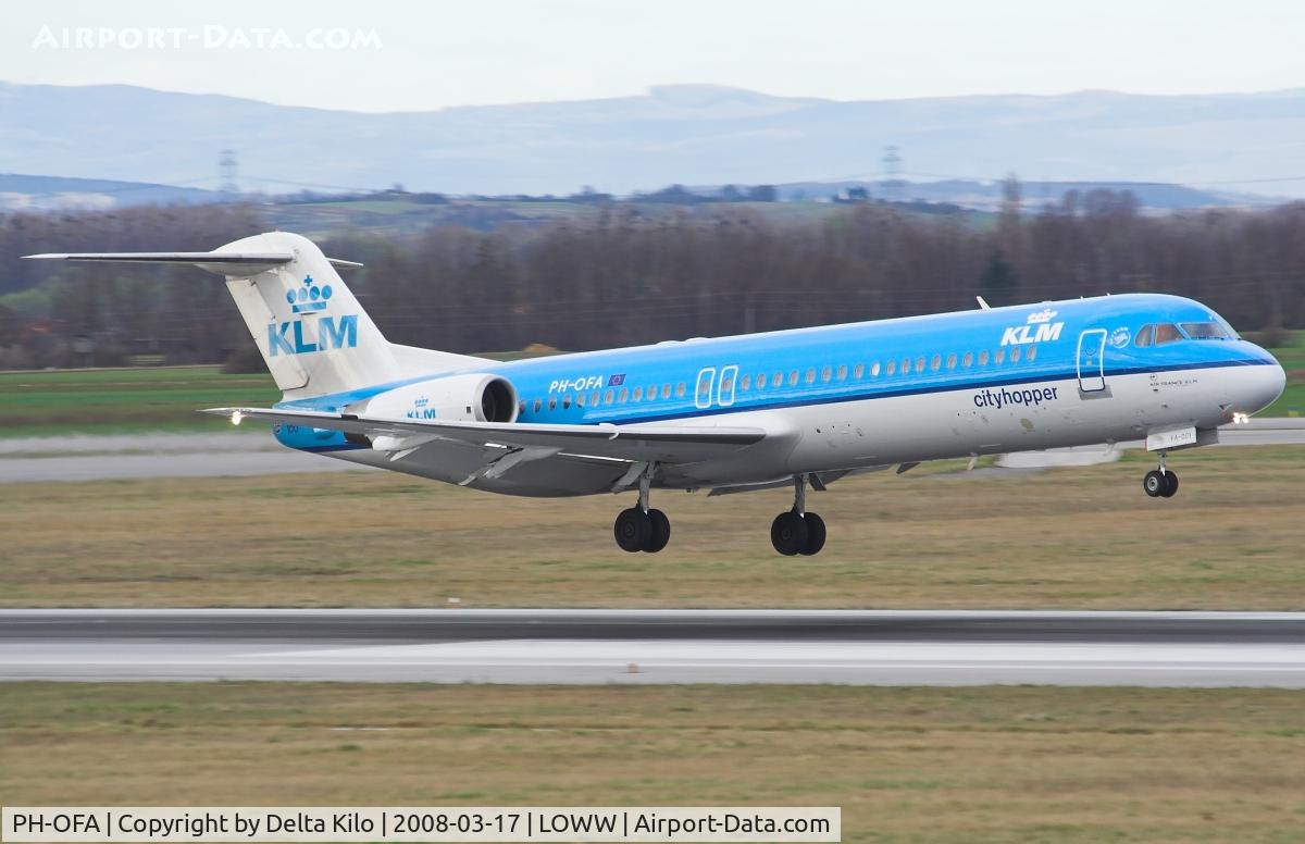 PH-OFA, 1988 Fokker 100 (F-28-0100) C/N 11246, KLM