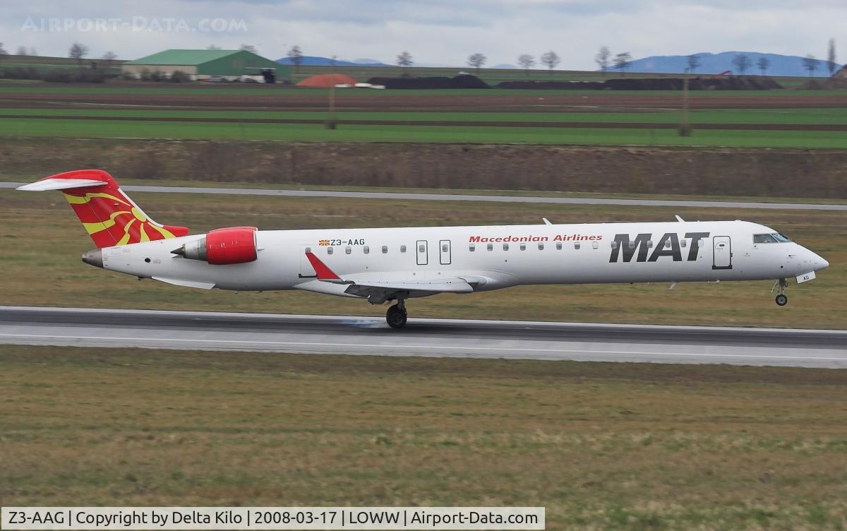 Z3-AAG, 2001 Bombardier CRJ-900LR (CL-600-2D24) C/N 15001, MACEDONIAN AIR