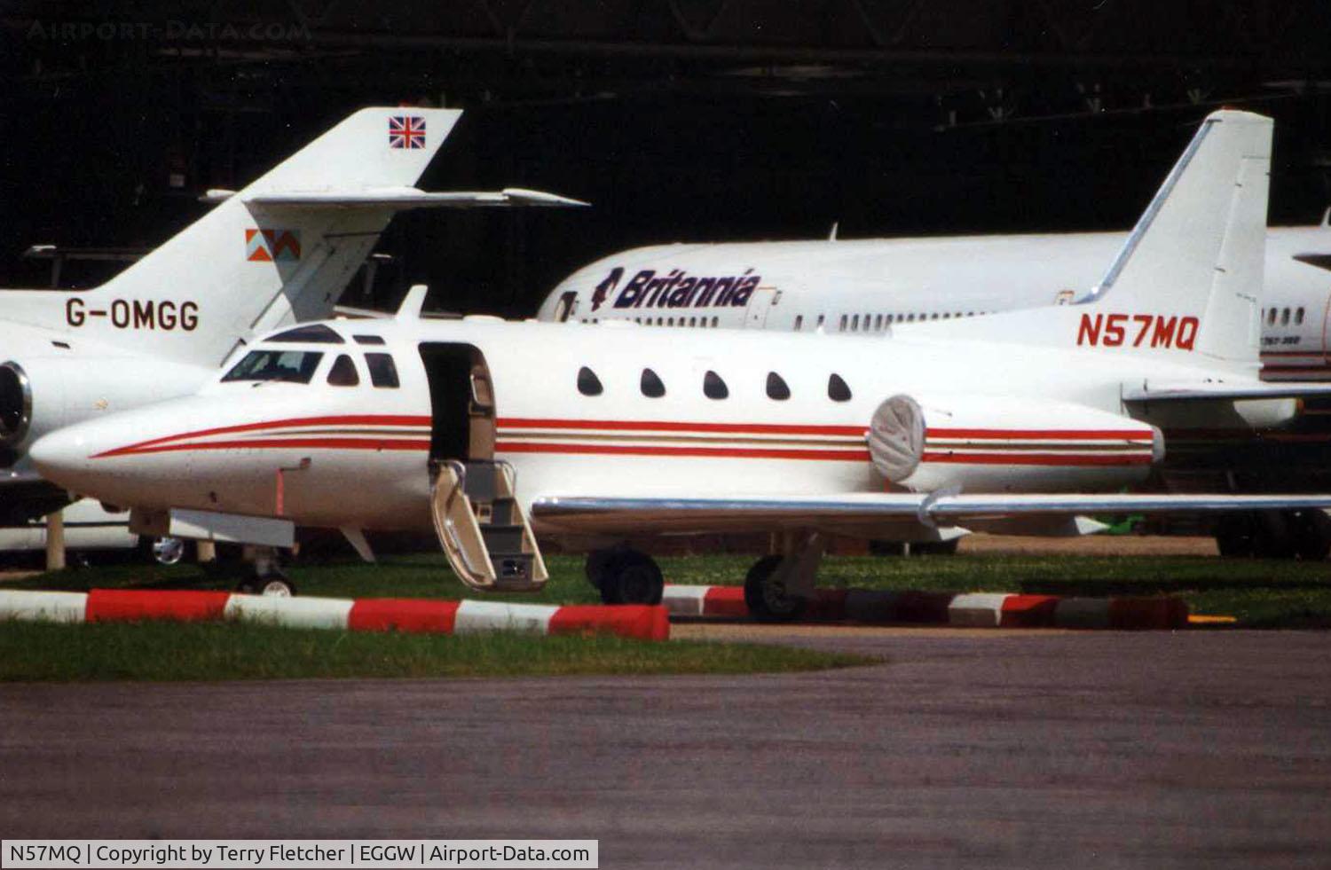 N57MQ, 1979 Rockwell International NA-265-65 Sabreliner 65 C/N 465-11, Sabre 65 at Luton