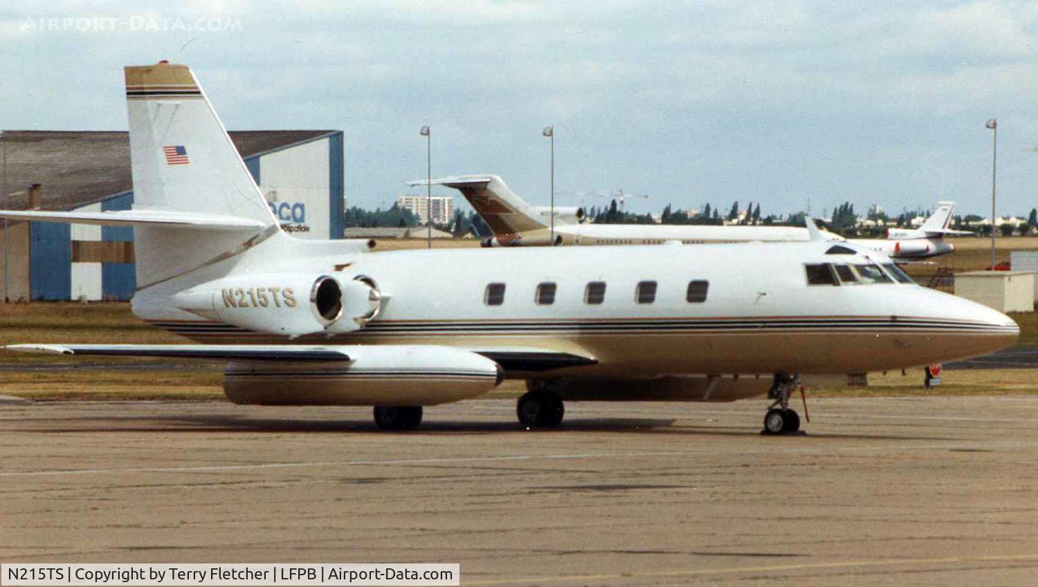 N215TS, 1977 Lockheed L-1329-25 Jetstar II C/N 5215, Jetstar at Paris Le Bourget in 1985