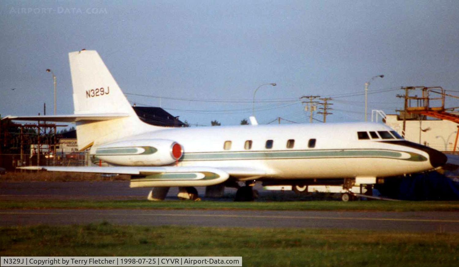 N329J, 1957 Lockheed L-1329 Jetstar C/N 1001, These marks were worn by one of the two prototype Lockheed Jetstars - note the prototypes only had two engines unlike the four engines on the production models