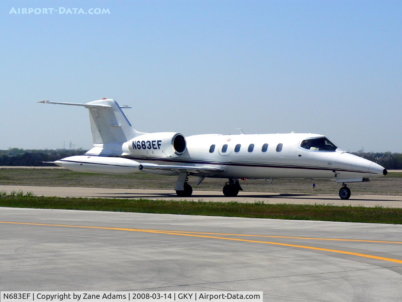 N683EF, 1987 Learjet Inc 35A C/N 35A-614, At Arlington Municipal