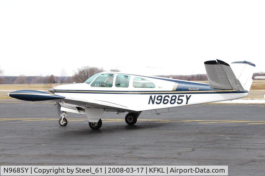 N9685Y, 1963 Beech P35 Bonanza C/N D-7107, Gorgeous V-tail
