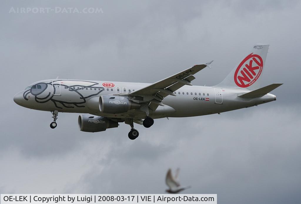 OE-LEK, 2007 Airbus A319-112 C/N 3019, Niki A319