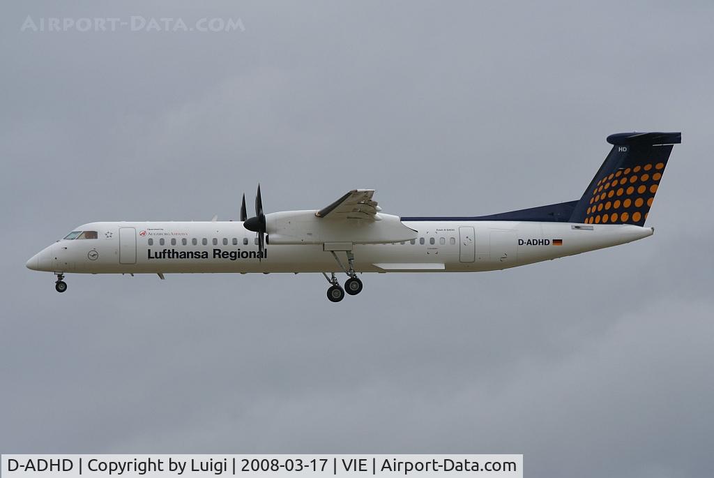 D-ADHD, 2001 De Havilland Canada DHC-8-402Q Dash 8 C/N 4056, Lufthansa Regional DashQ8-400