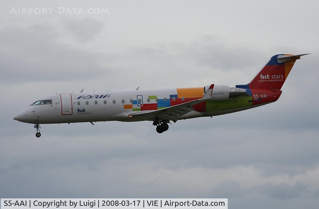 S5-AAI, 1998 Canadair CRJ-200LR (CL-600-2B19) C/N 7248, Adria CRJ200