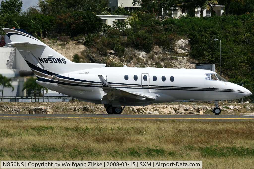 N850NS, 2006 Raytheon Hawker 850XP C/N 258789, visitor