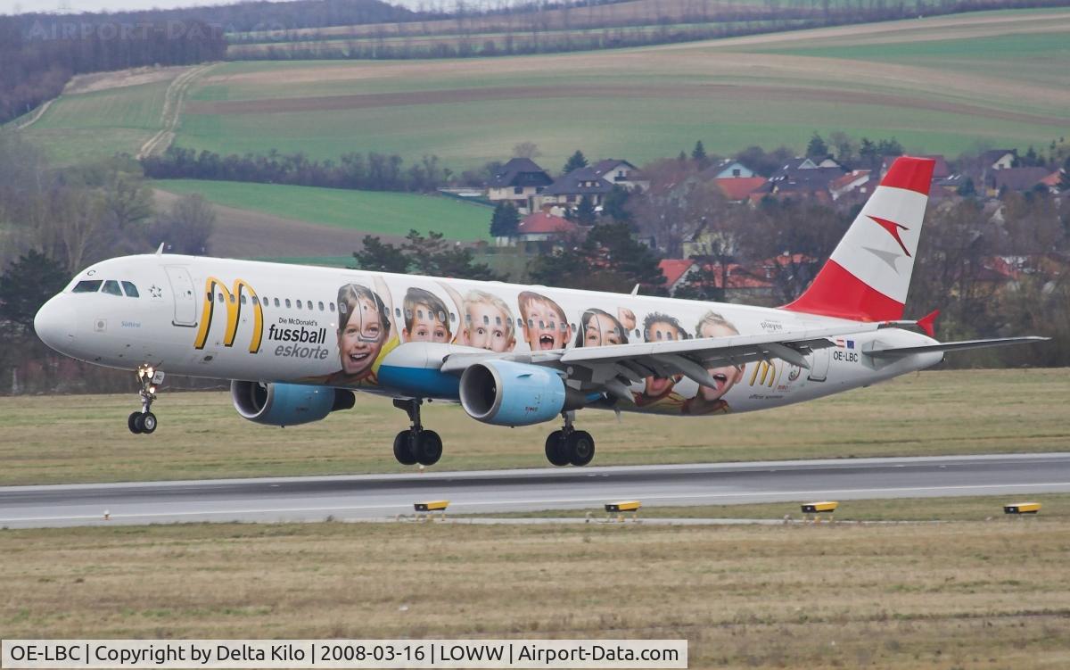 OE-LBC, 1996 Airbus A321-111 C/N 581, AUSTRIAN