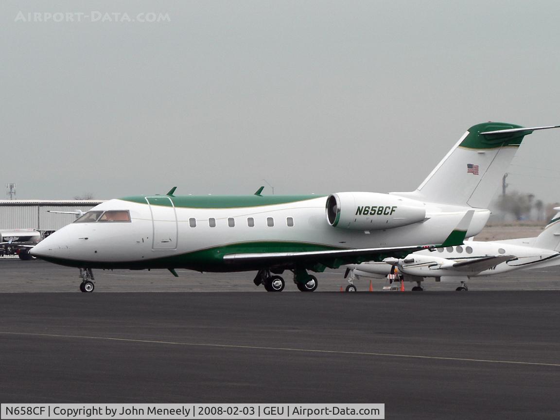 N658CF, 1982 Canadair Challenger 600S (CL-600-1A11) C/N 1058, Superbowl visitor