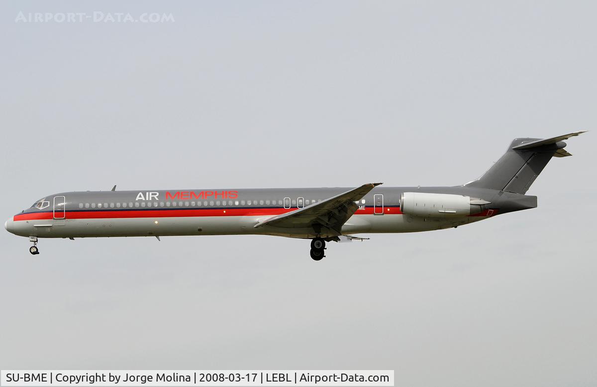 SU-BME, 1989 McDonnell Douglas MD-83 (DC-9-83) C/N 49628, Now operated by Air Memphis.