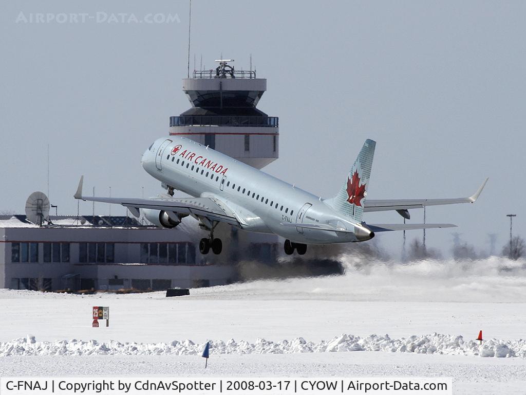 C-FNAJ, 2007 Embraer 190AR (ERJ-190-100IGW) C/N 19000134, Off Rwy 25