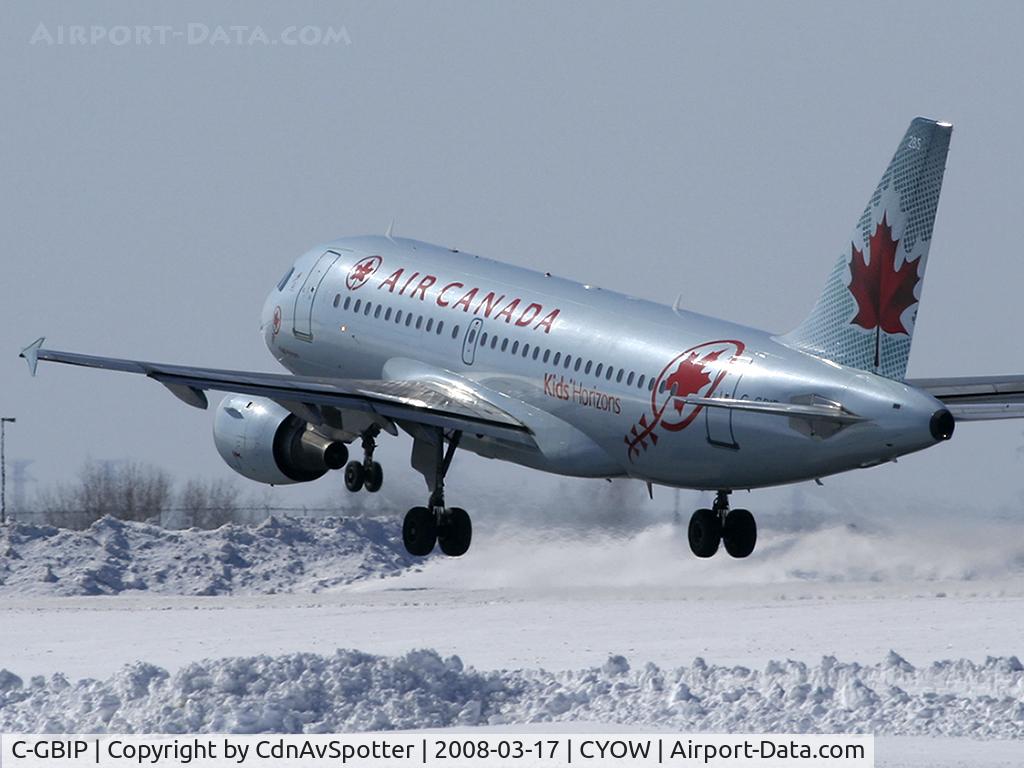 C-GBIP, 1998 Airbus A319-114 C/N 546, Airborne off Rwy 25