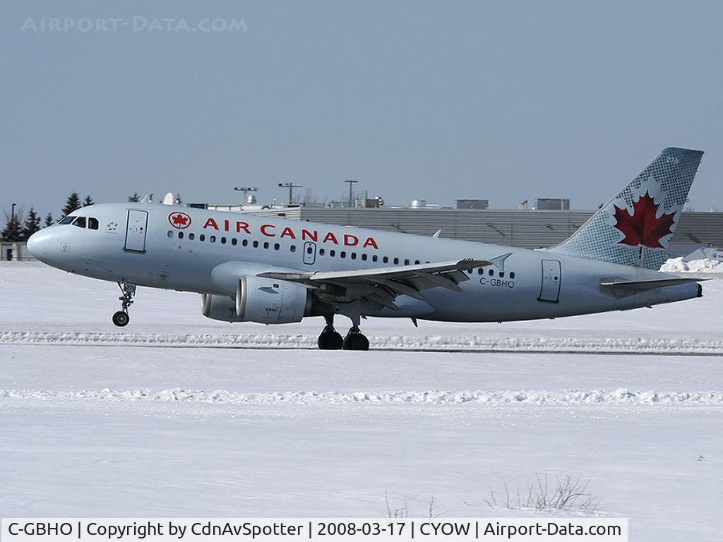 C-GBHO, 1998 Airbus A319-114 C/N 779, fFinally on the runway