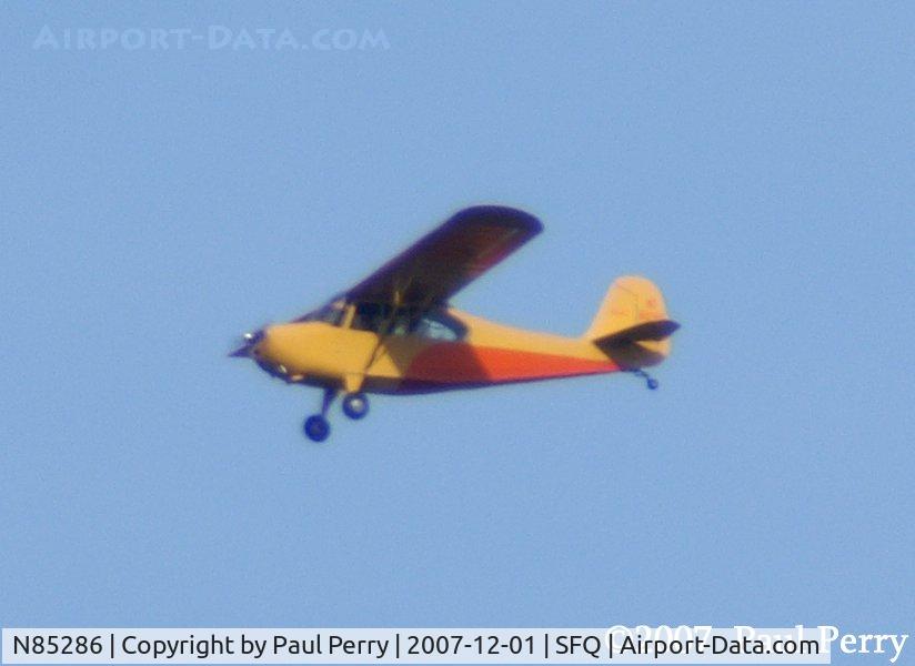 N85286, 1946 Aeronca 7AC Champion C/N 7AC4024, Motoring over Suffolk, VA