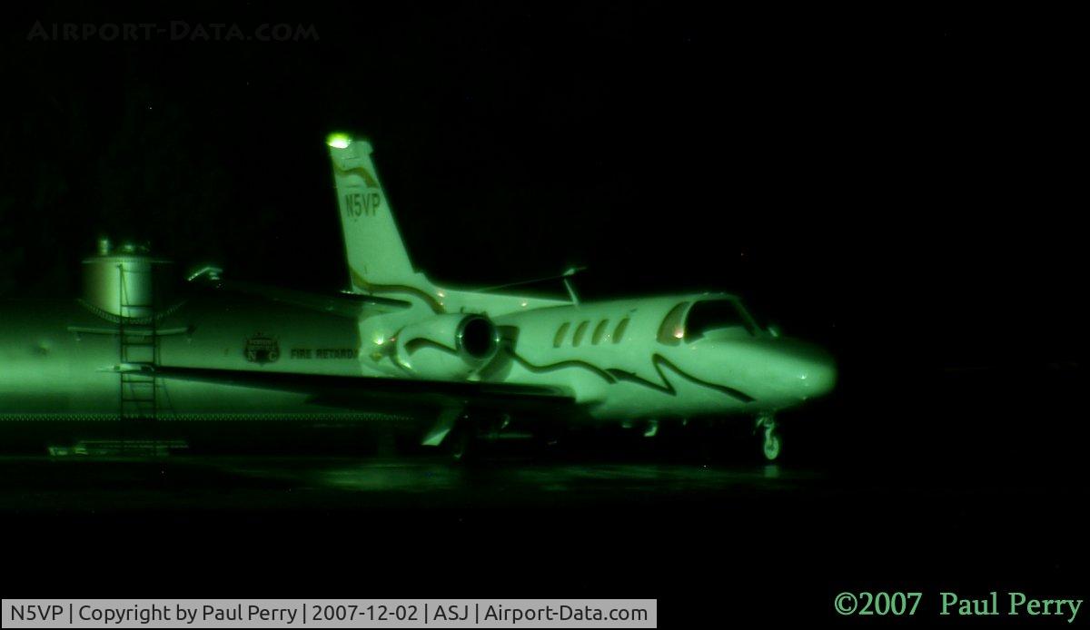 N5VP, 1978 Cessna 501 Citation I/SP C/N 501-0046, Hard to resist the night shot of the Citation