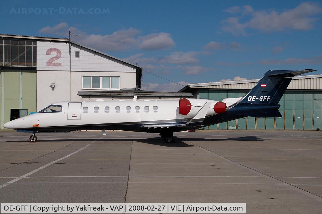 OE-GFF, 2004 Learjet 45 C/N 45-243, Map jets Learjet 45