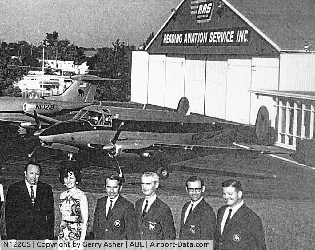 N122GS, 1979 Beech Volpar Turboliner C/N BA-259, Following modification to a Volpar Turboliner II, the aircraft became N1031B and flew with Mack Truck, Inc. in the late 1960s.