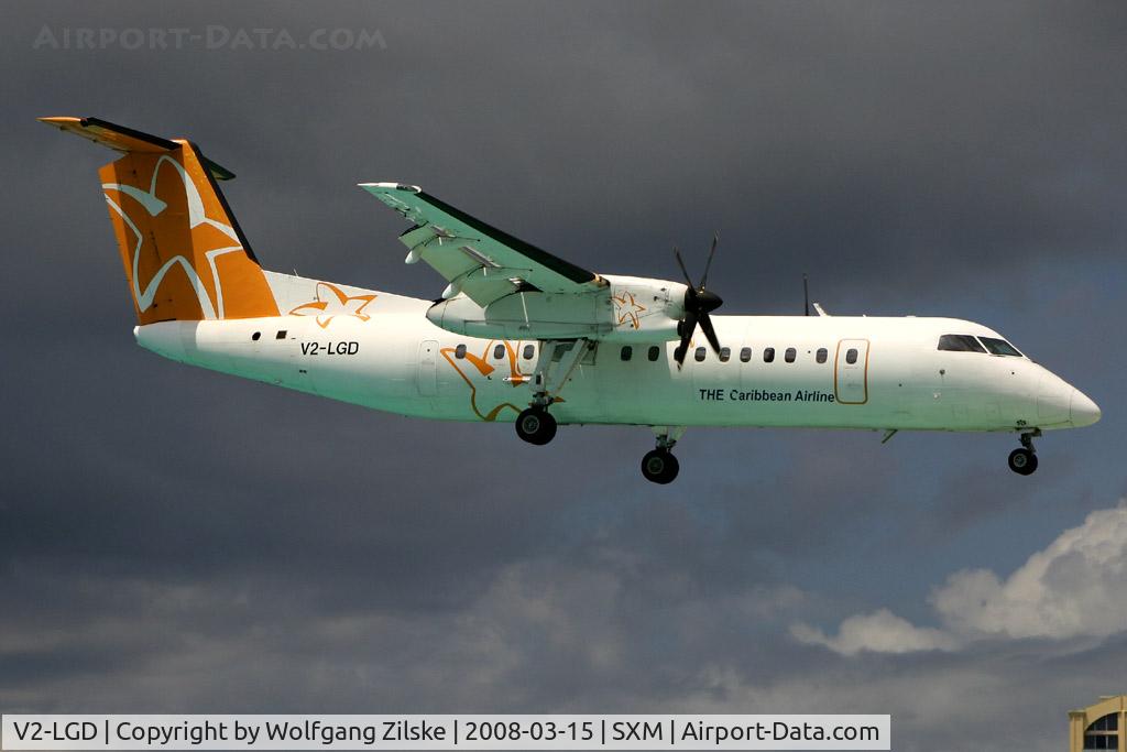 V2-LGD, 1991 De Havilland Canada DHC-8-311 Dash 8 C/N 300, visitor