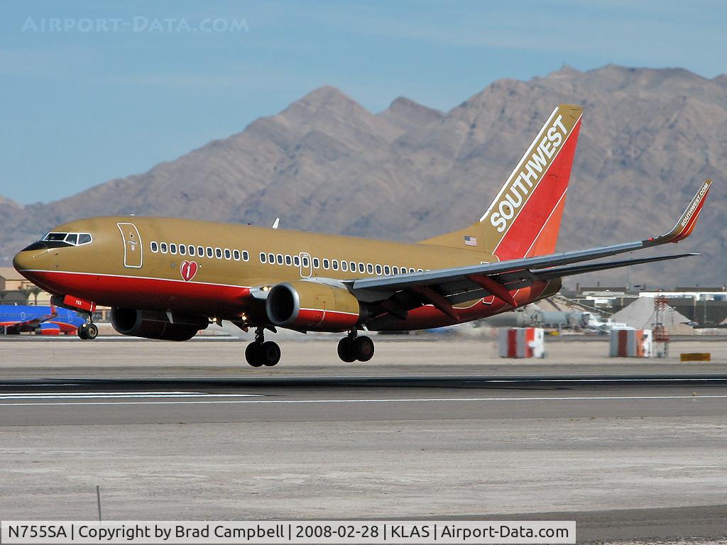 N755SA, 1999 Boeing 737-7H4 C/N 27871, Southwest Airlines / 1999 Boeing 737-7H4