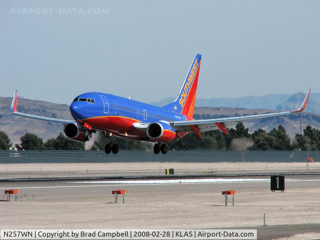 N257WN, 2006 Boeing 737-7H4 C/N 32515, Southwest Airlines / 2006 Boeing 737-7H4