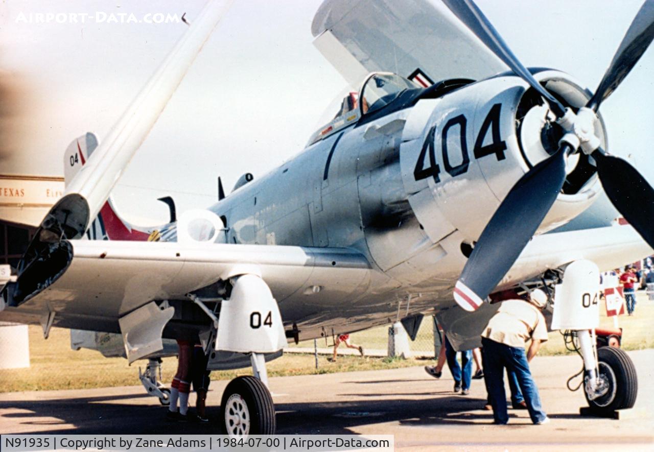 N91935, Douglas AD-4N Skyraider C/N 7462, Skyraider