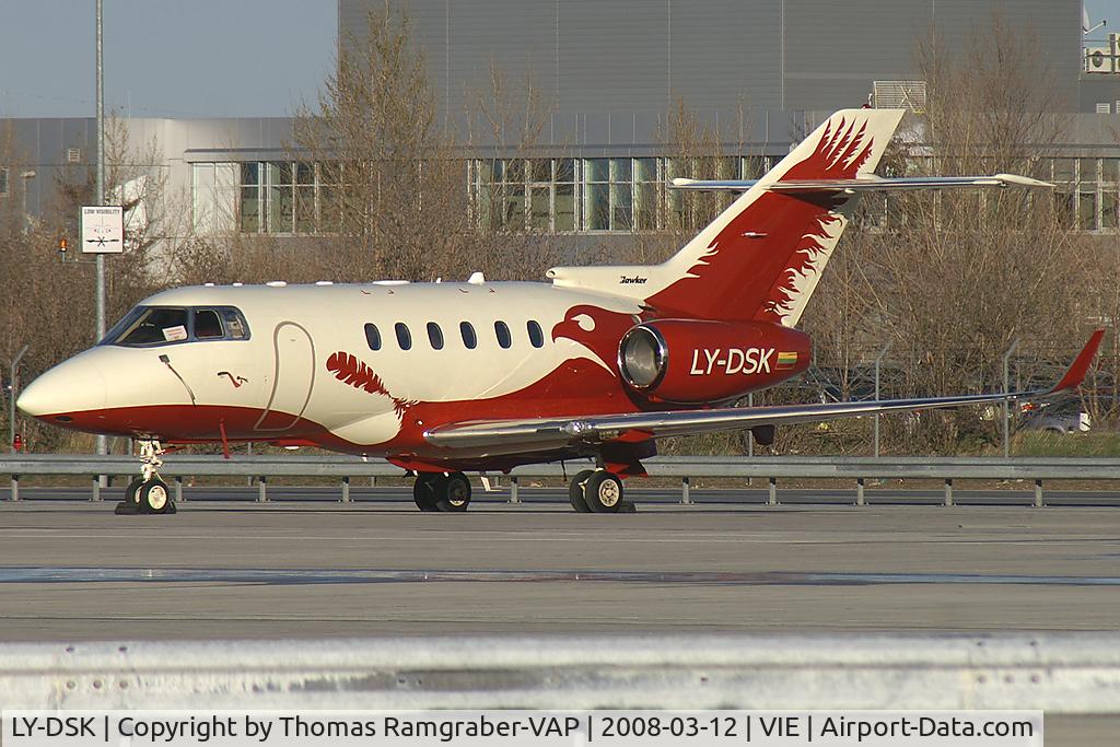LY-DSK, 2006 Raytheon Hawker 850XP C/N 258811, Aurela BAe 125