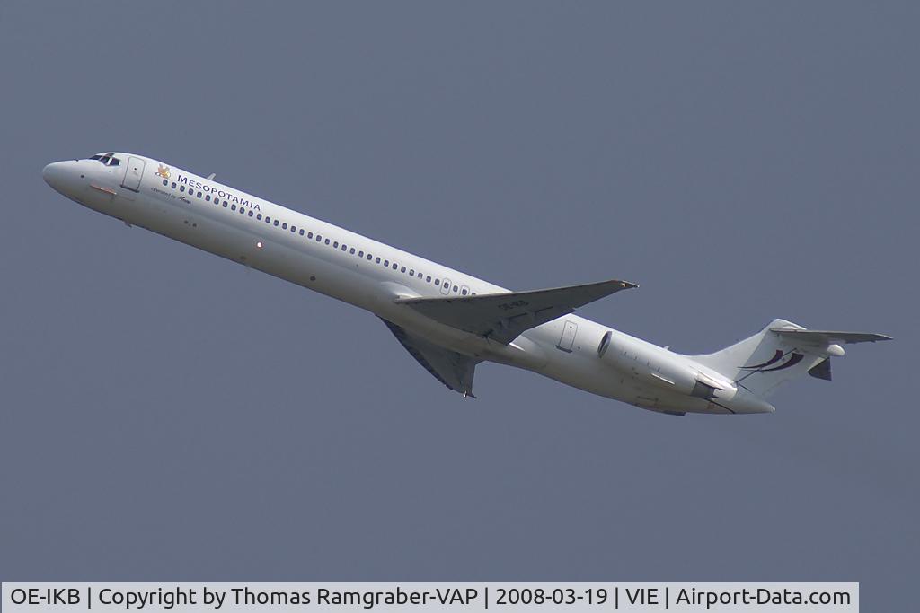 OE-IKB, 1986 McDonnell Douglas MD-83 (DC-9-83) C/N 49448, Mesopotamia Air MDD MD80