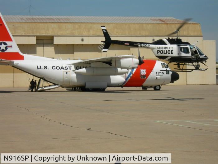 N916SP, Bell OH-58A C/N 70-15081, Sacramento Air 1 Leaving mather field