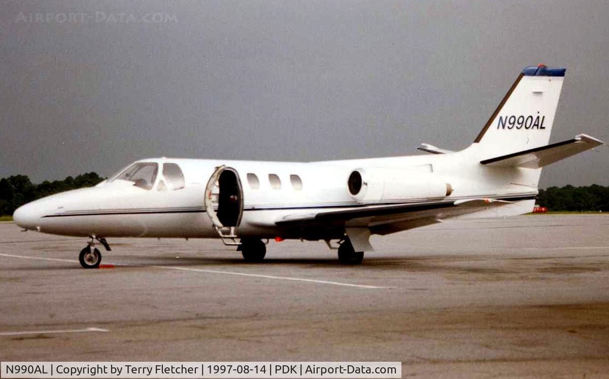 N990AL, 1972 Cessna 500 Citation C/N 500-0033, Cessna 500 at Atlanta Peachtree in 1997