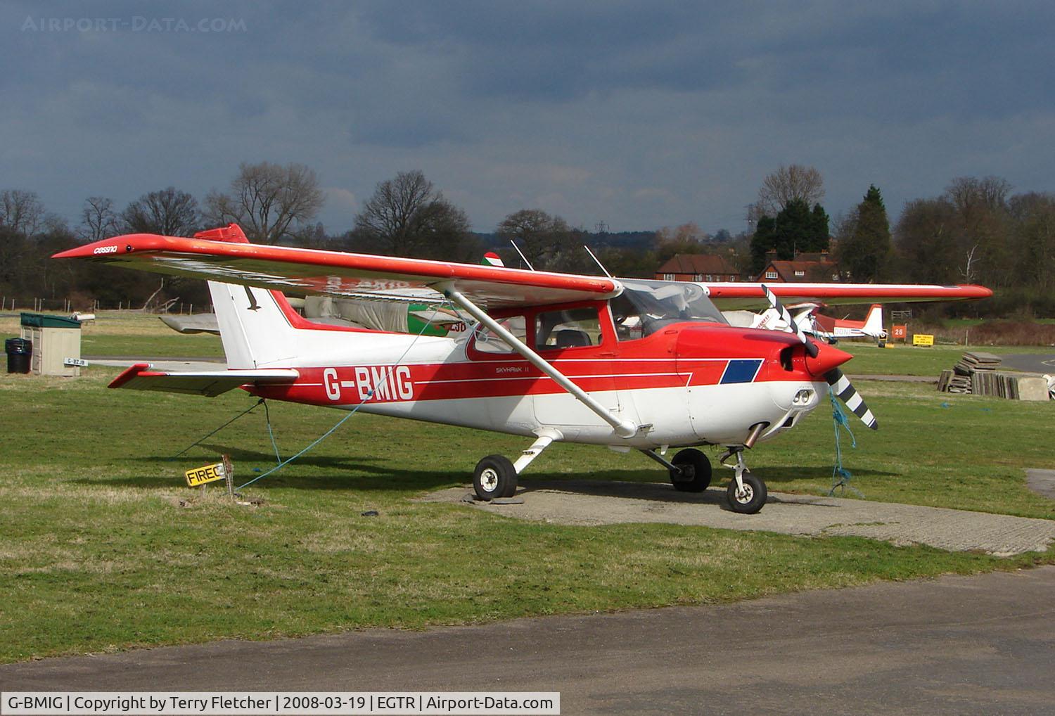 G-BMIG, 1979 Cessna 172N Skyhawk C/N 172-72376, Part of the busy GA scene at Elstree Airfield in the northern suburbs of London