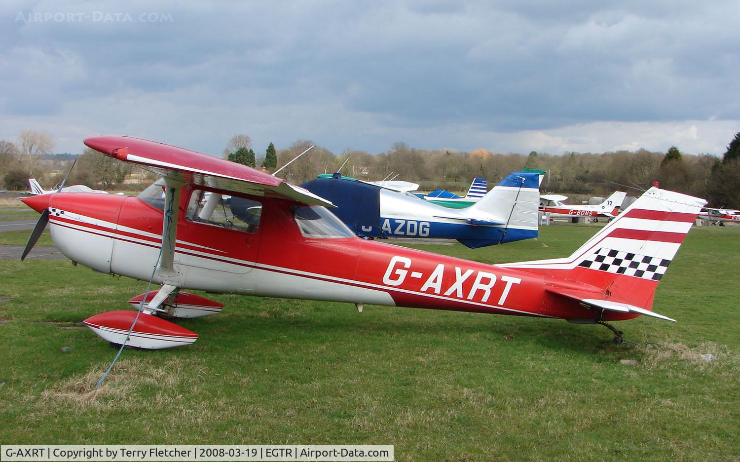 G-AXRT, 1970 Reims FA150K Aerobat C/N 0018, Part of the busy GA scene at Elstree Airfield in the northern suburbs of London