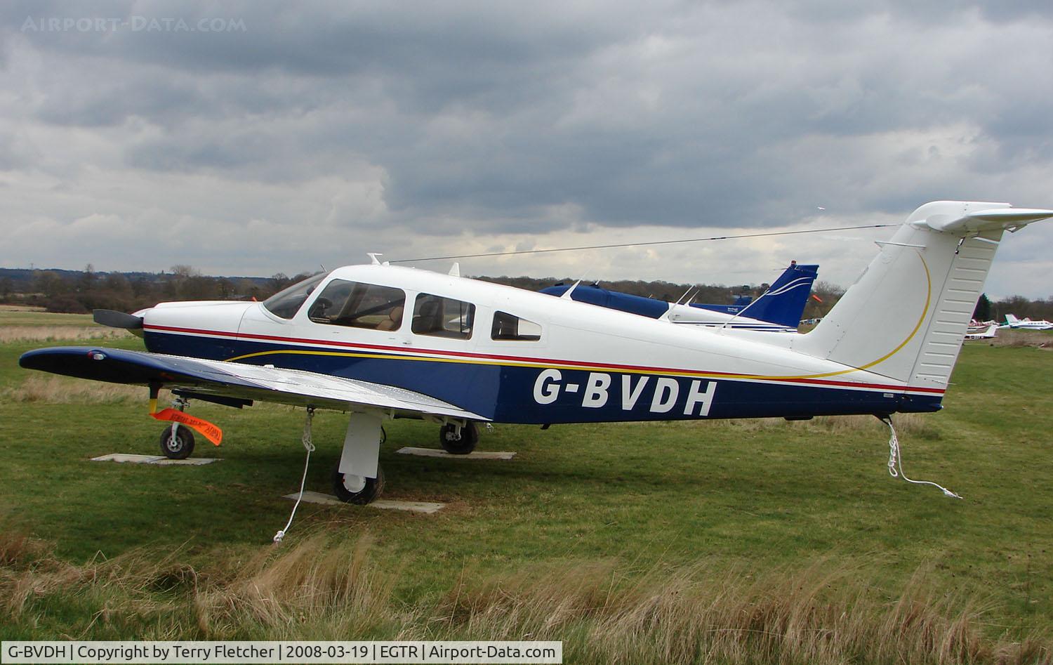 G-BVDH, 1979 Piper PA-28RT-201 Arrow IV C/N 28R-7918030, Part of the busy GA scene at Elstree Airfield in the northern suburbs of London