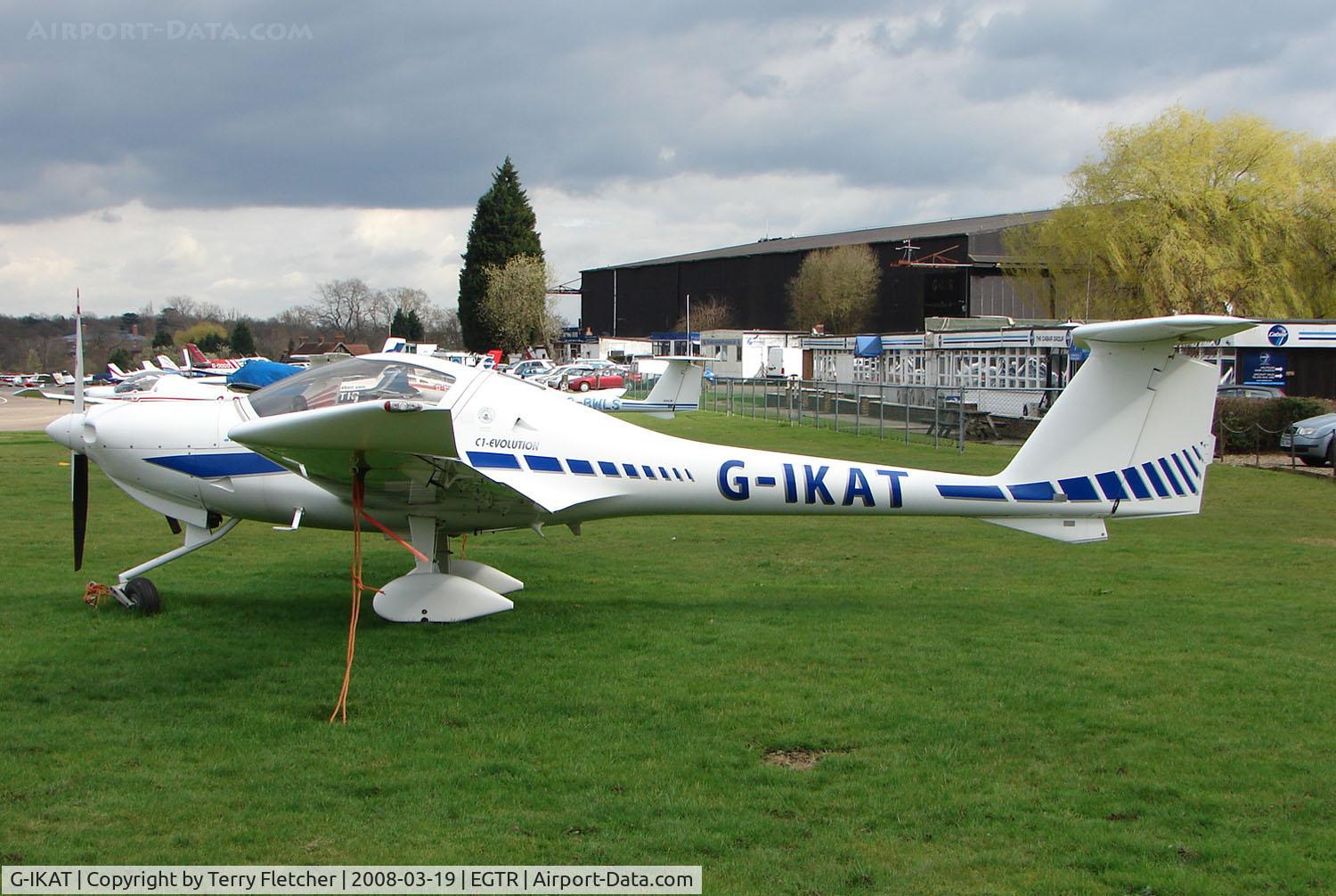 G-IKAT, 1999 Diamond DA-20C-1 Eclipse C/N C0096, Part of the busy GA scene at Elstree Airfield in the northern suburbs of London