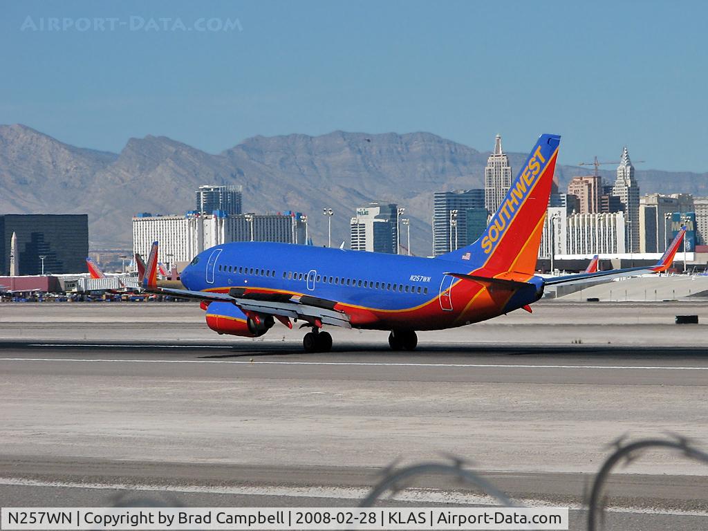 N257WN, 2006 Boeing 737-7H4 C/N 32515, Southwest Airlines / 2006 Boeing 737-7H4