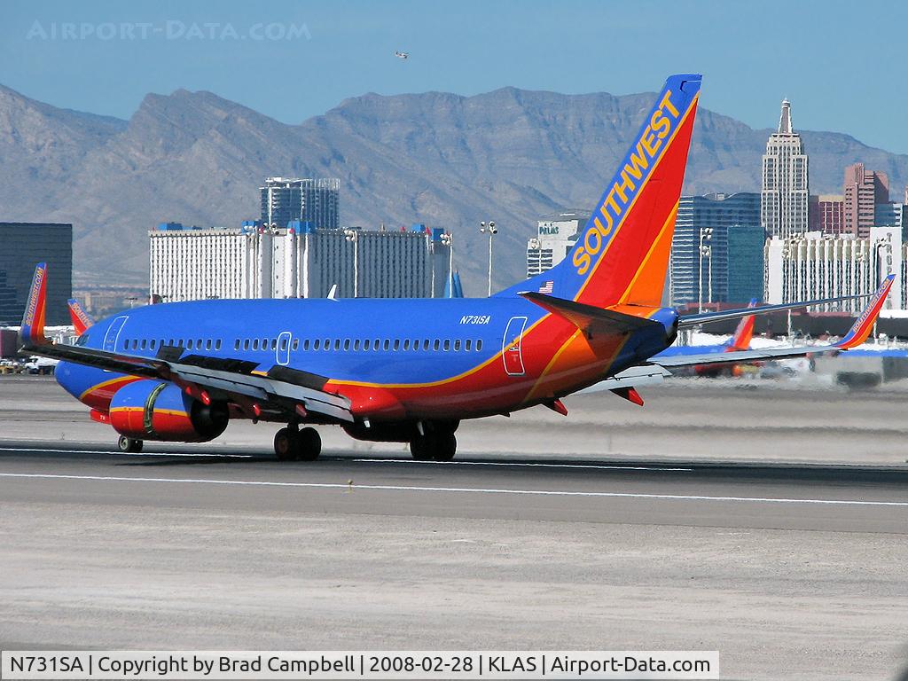 N731SA, 1999 Boeing 737-7H4 C/N 27863, Southwest Airlines / 1999 Boeing 737-7H4