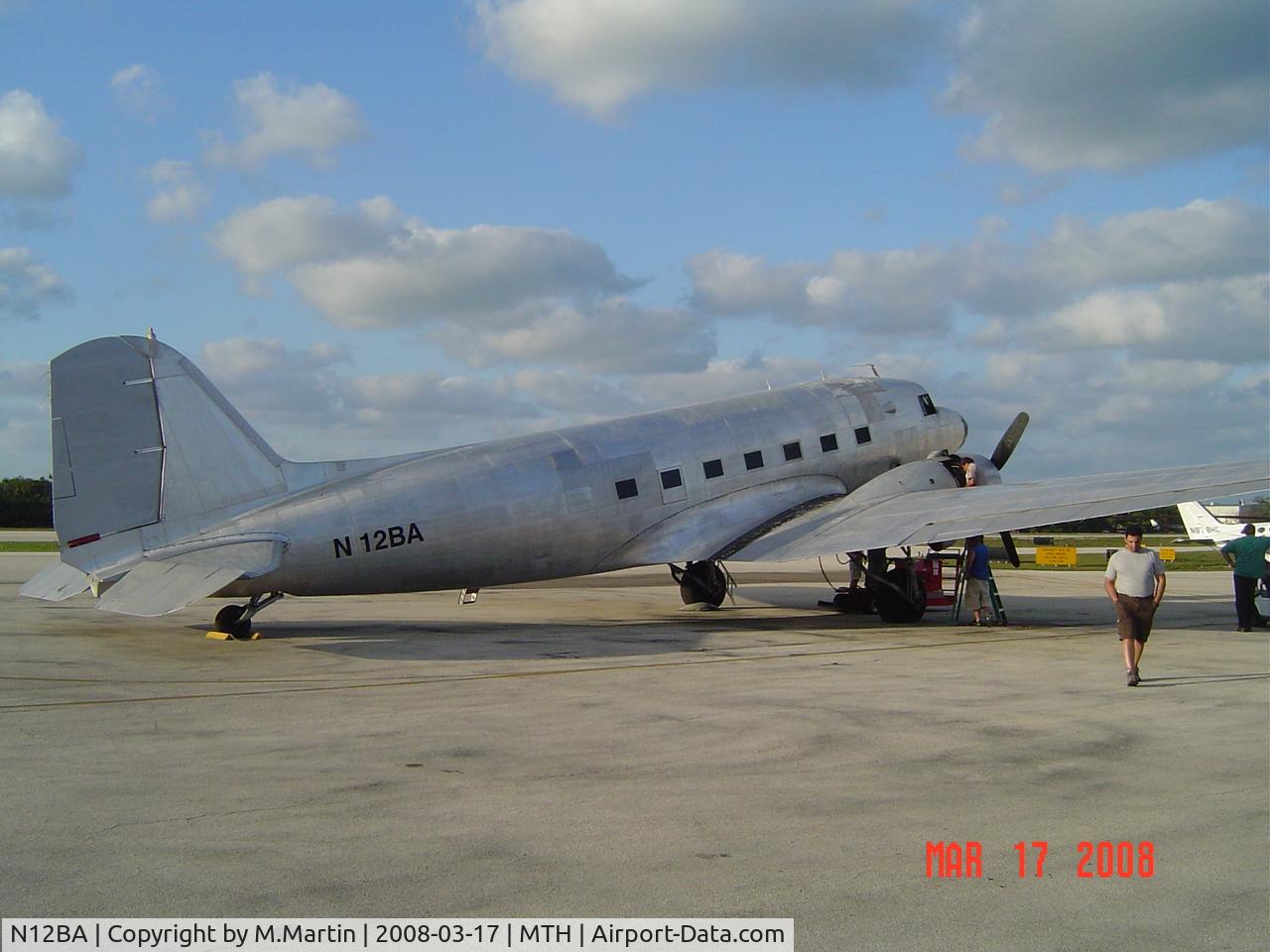 N12BA, 1943 Douglas DC3A-SC3G C/N 10035, DC-3 in Marathon, FL