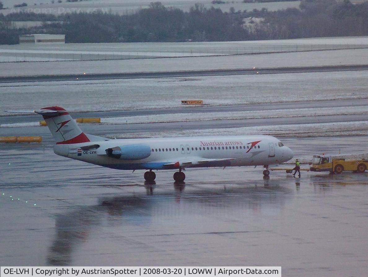 OE-LVH, 1993 Fokker 100 (F-28-0100) C/N 11456, Austrian Arrows  Fokker 100