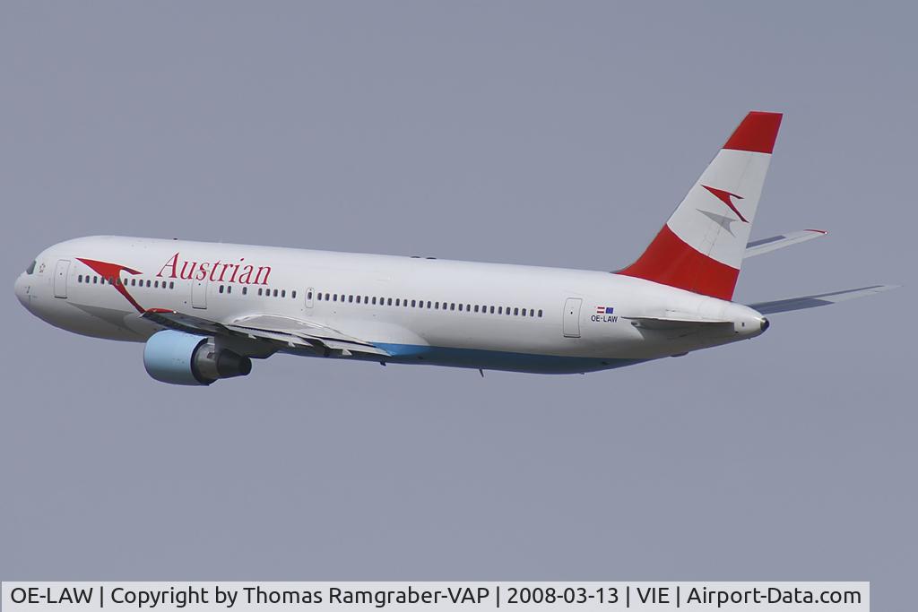 OE-LAW, 1992 Boeing 767-3Z9/ER C/N 26417, Austrian Airlines Boeing 767-300