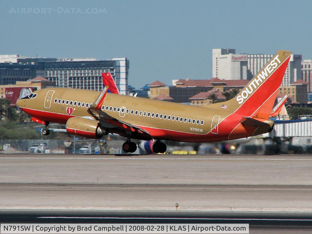 N791SW, 2000 Boeing 737-7H4 C/N 27886, Southwest Airlines / 2000 Boeing 737-7H4